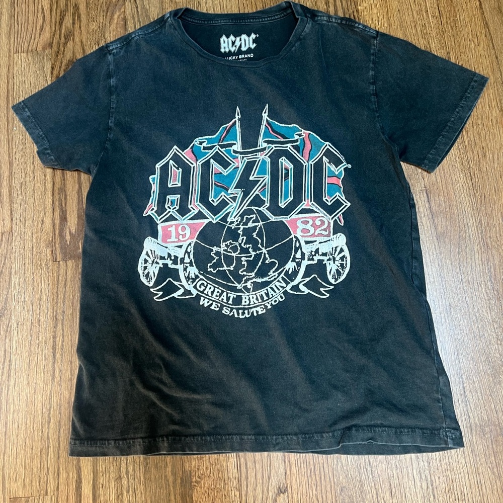 Lucky Brand AC/DC Graphic Tee Small